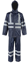 Костюм нейлон КР1HV (Т170) HiViz синий+СВП *25 