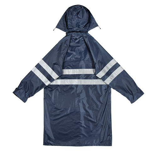 Плащ нейлон PР1HV (Т170) HiViz синий+СВП *25 