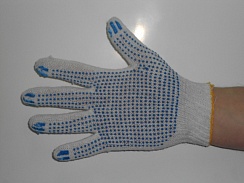 Перчатки х/б 10/3 "Точка" 