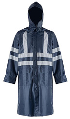 Плащ нейлон PР1HV (Т170) HiViz синий+СВП *25 